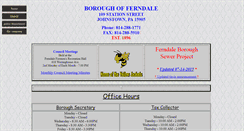 Desktop Screenshot of ferndaleborough.com