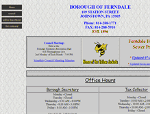 Tablet Screenshot of ferndaleborough.com